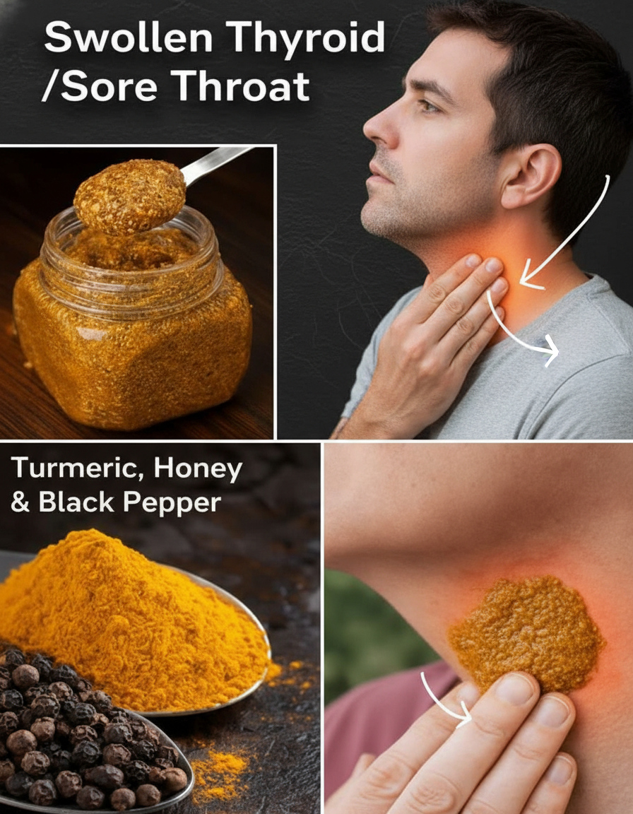 Unlock Natural Vitality: Crafting Your 3-Ingredient Turmeric, Honey, and Black Pepper Spoonful for Thyroid Wellness Support