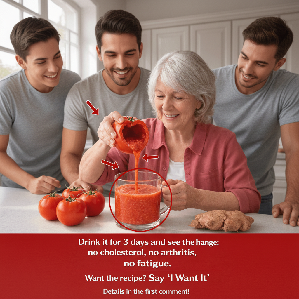 Reclaim Your Vitality: The Simple Tomato & Ginger Juice for Lower Cholesterol and Enhanced Well-being