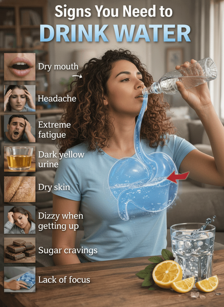 8 Unexpected Signs Your Body Needs More Water Right Now