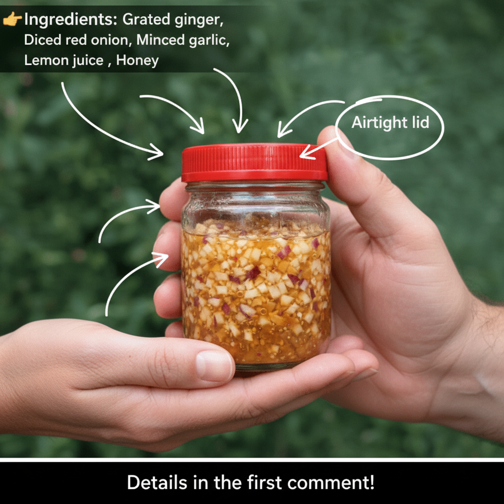 Unlock Natural Wellness: The 7-Day Immune-Boosting Elixir of Ginger, Onion, Garlic, Lemon & Honey