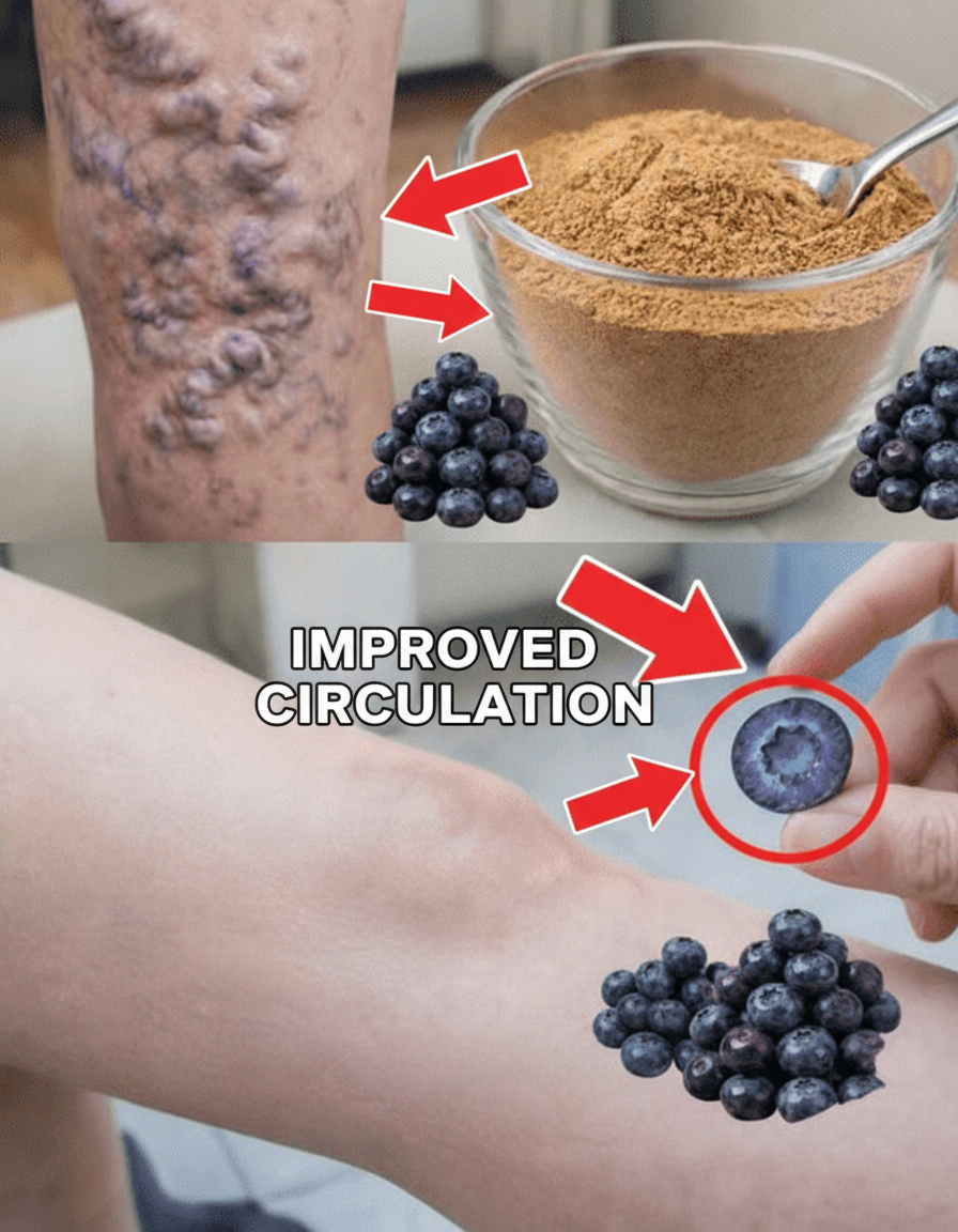 The Tiny Berry Secret: How Blueberries and Their Powder Can Naturally Support Varicose Vein Health