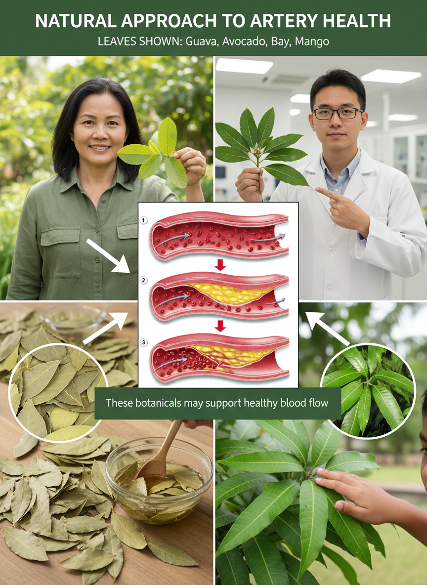 Unlocking Nature's Pharmacy: Powerful Leaves for Diabetes, Fatty Liver, Circulation, and Blood Pressure Support