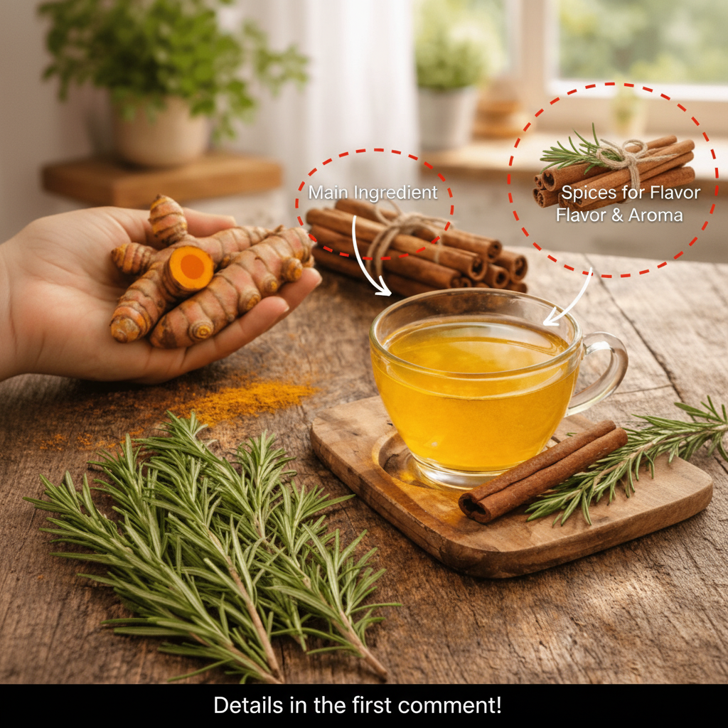 Turmeric, Cinnamon, and Rosemary Tea: A Soothing Evening Ritual for Those Over 50