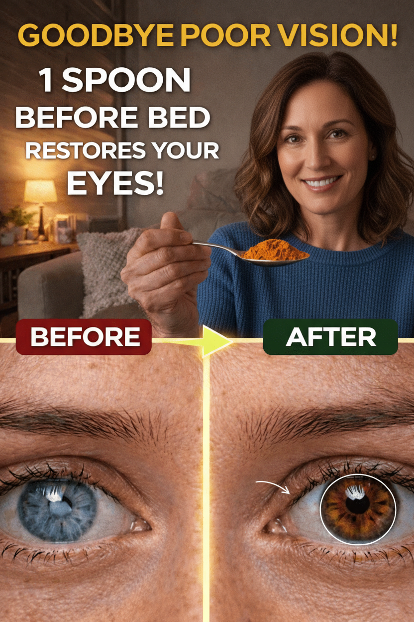 A Golden Secret for Aging Eyes: The Bedtime Turmeric Ritual for Those Over 60