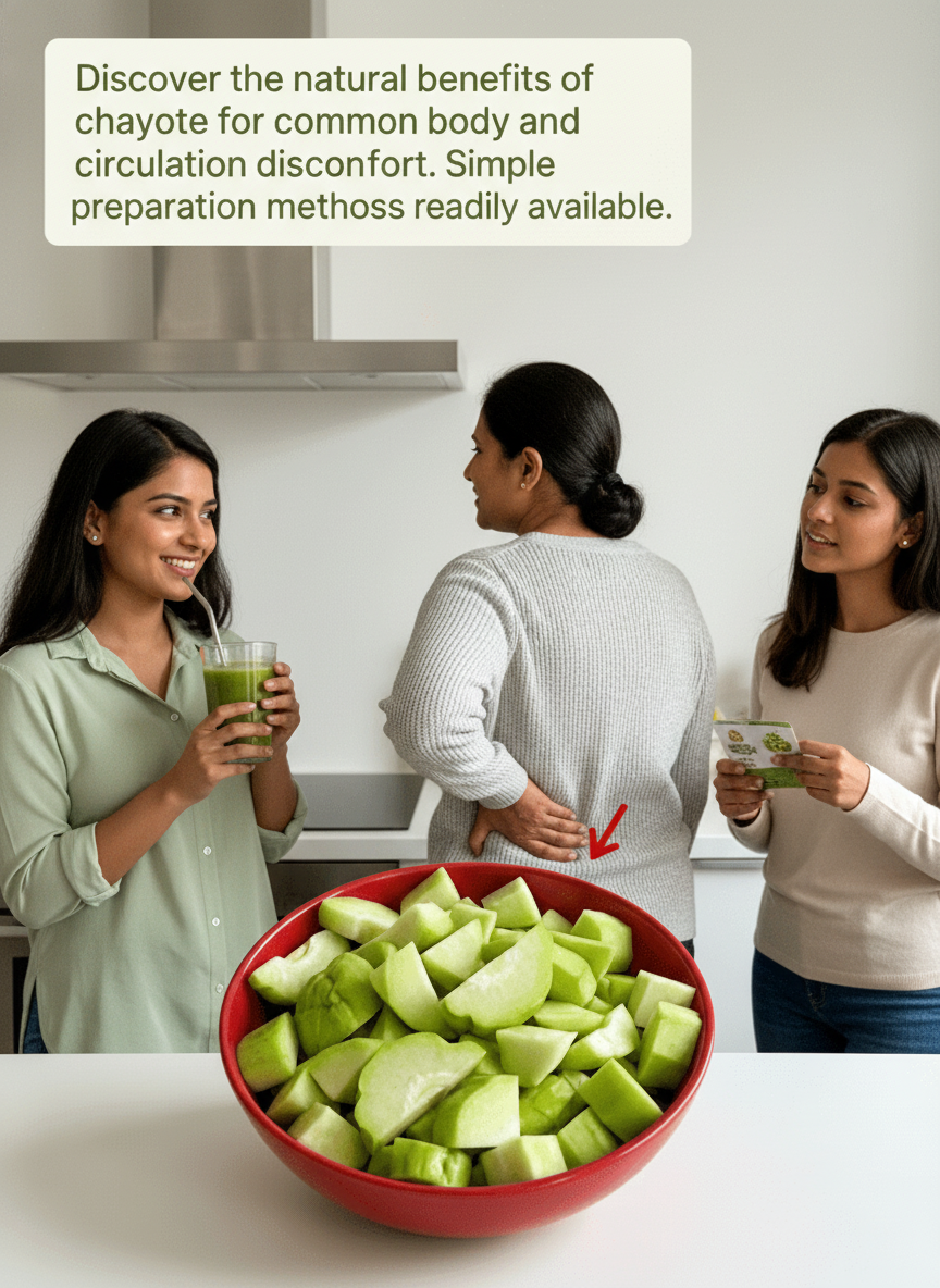 Rediscover Chayote: The Gentle Habit for Comfort After 60