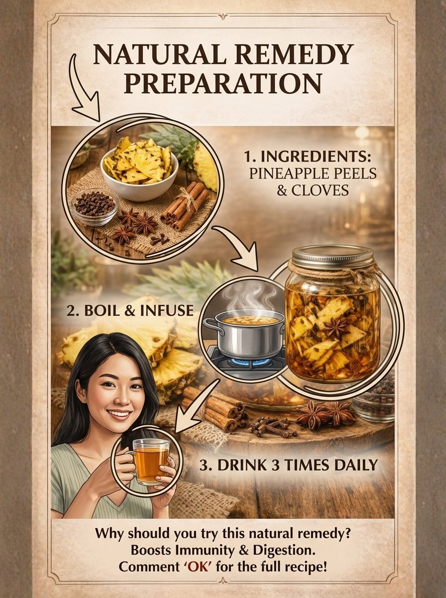 Don't Throw Them Away! This Viral Pineapple Peel & Clove Drink Could Transform Your Health in 3 Sips a Day