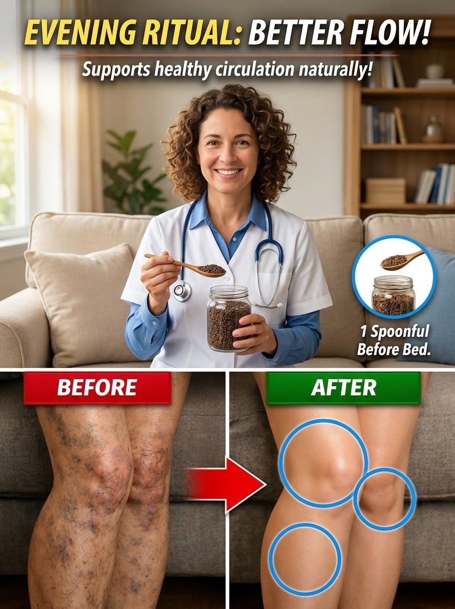 Heavy, Tired Legs Keeping You Up? The Shocking 1-Spoon Bedtime Hack That Could Change Your Nights!