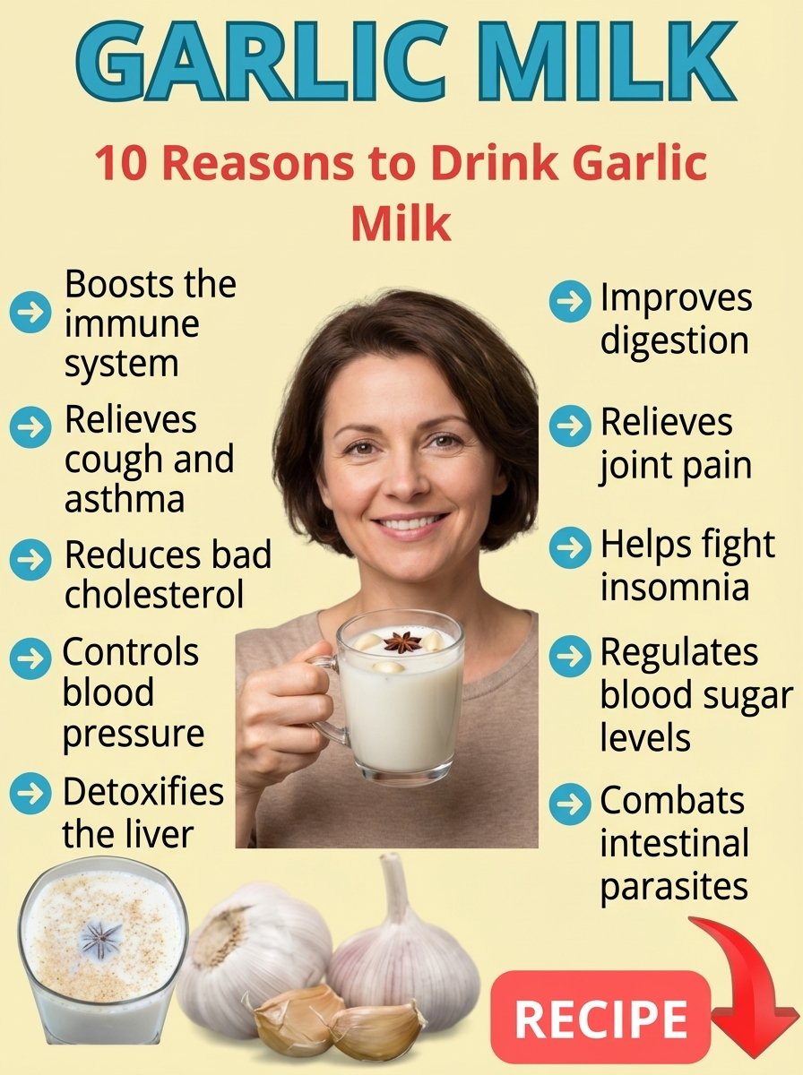 The Ancient Elixir You're NOT Drinking: Unlock 10 Shocking Health Benefits with This Simple Garlic Milk Recipe!