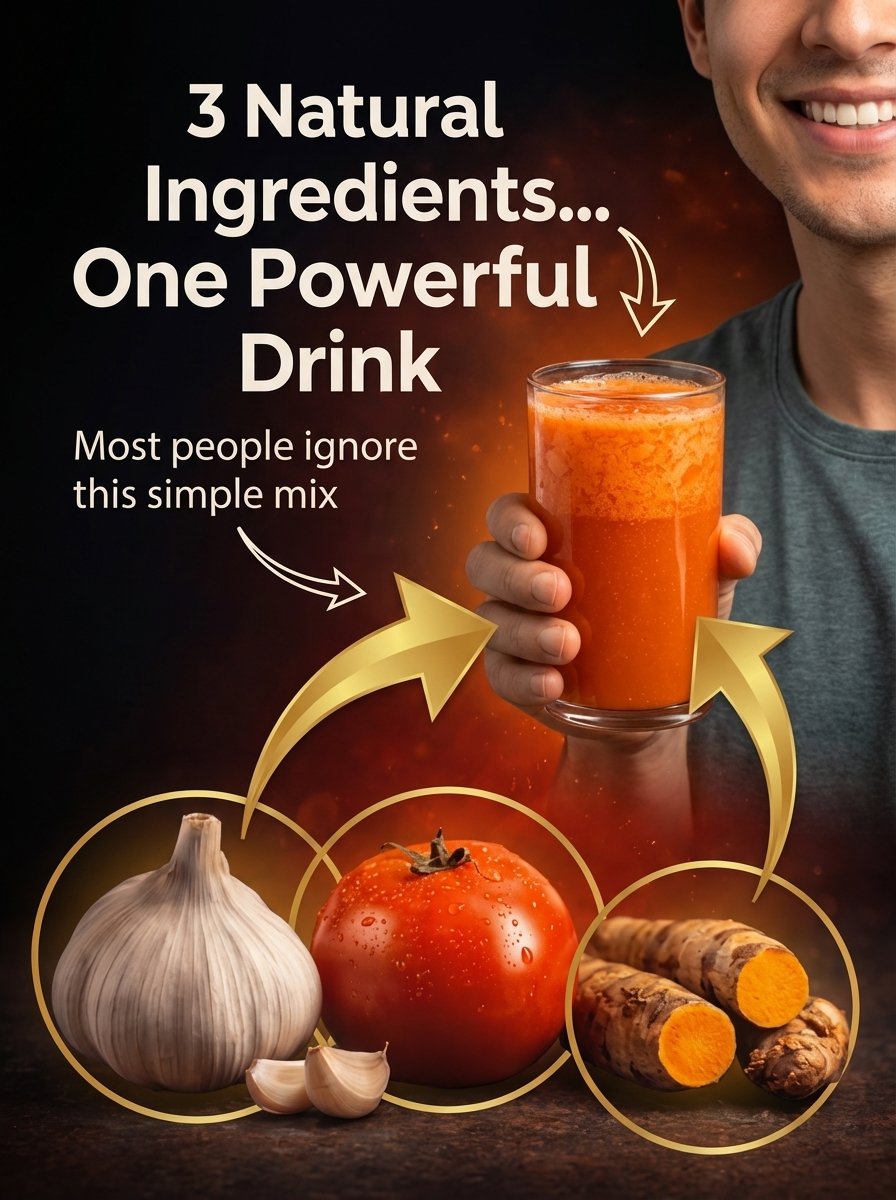 The 15-Minute Secret: How This Turmeric, Garlic, & Tomato Drink Is Revitalizing Everyone Over 40