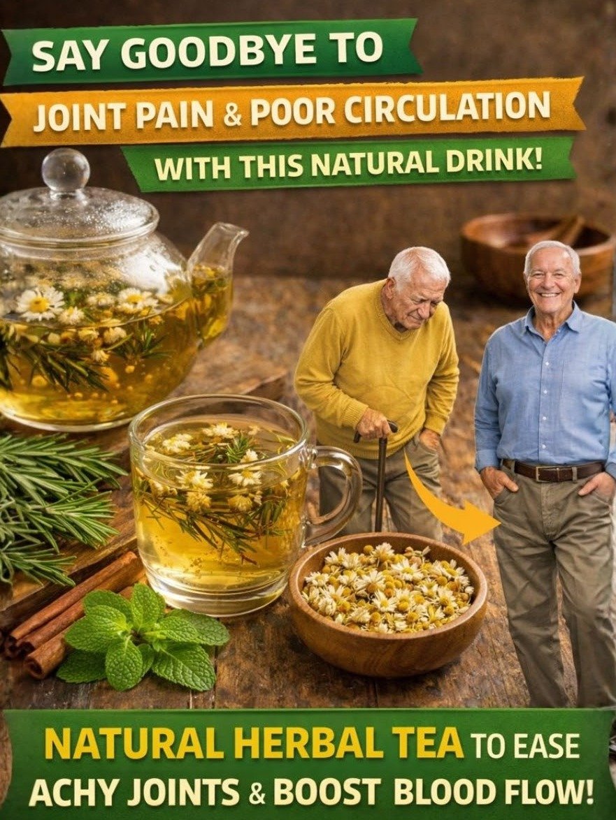 Say Goodbye to Aches: This 4-Ingredient Herbal Infusion Could Transform Your Knees, Legs & Circulation!