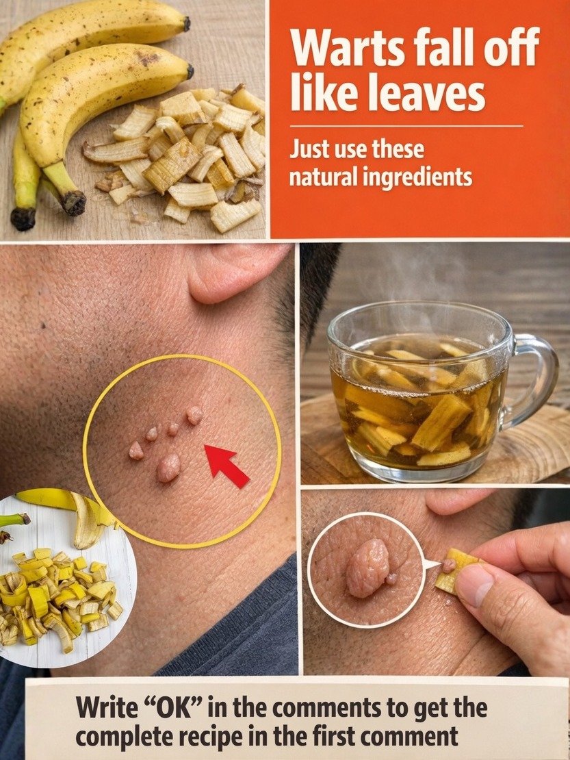 The Shocking Kitchen Secret: Why Thousands Are Turning to Banana Peels for Warts (You Won't Believe It!)