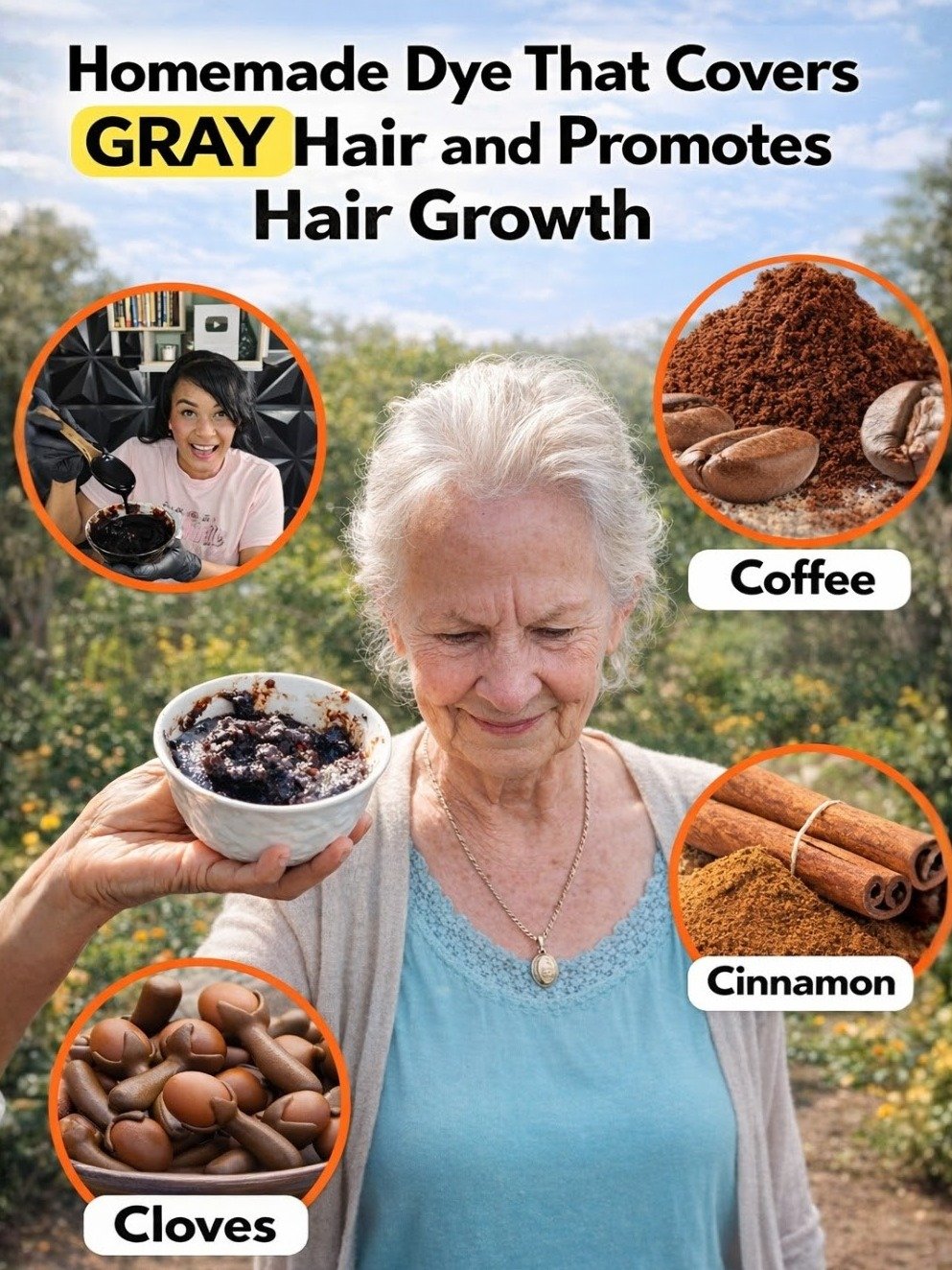 Forget Chemical Dyes! This Viral 3-Ingredient Brew Darkens Gray Hair & Supercharges Growth Naturally