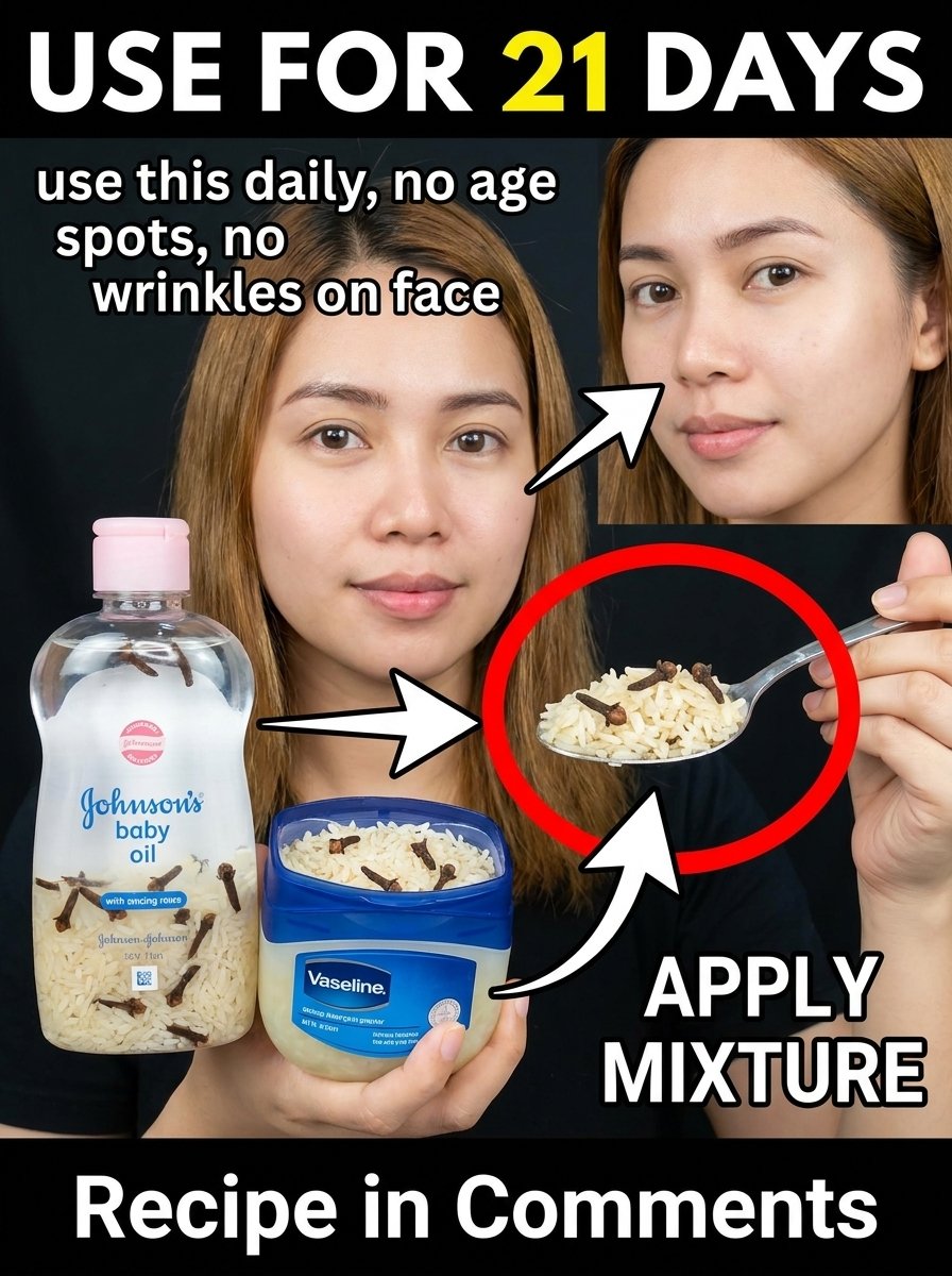 The Viral 3-Ingredient Secret to Ageless Skin: How Clove, Baby Oil & Rice Erase Wrinkles & Give You a Glass Skin Glow!