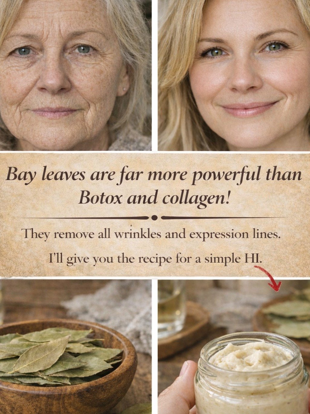 Forget Fillers! The Shocking Bay Leaf Secret That Will Naturally TIGHTEN Your Face and Erase Wrinkles at Home