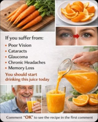 Forget Blurred Vision & Brain Fog: This 3-Ingredient Juice Is Going Viral For Sharper Eyes, Boosted Memory & Migraine Relief!