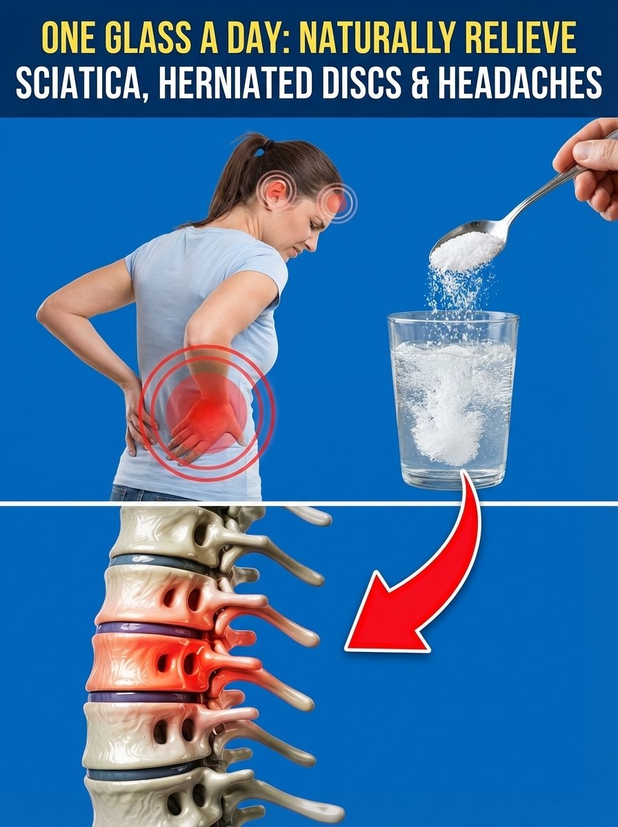The Unbelievable Truth: One Simple Glass a Day Could Naturally Erase Sciatica, Herniated Discs & Headaches