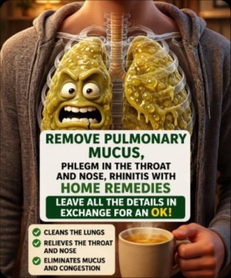 Suffocating From Mucus? This 5-Day Natural Elixir Will UNCLOG Your Lungs, Throat & Nose!