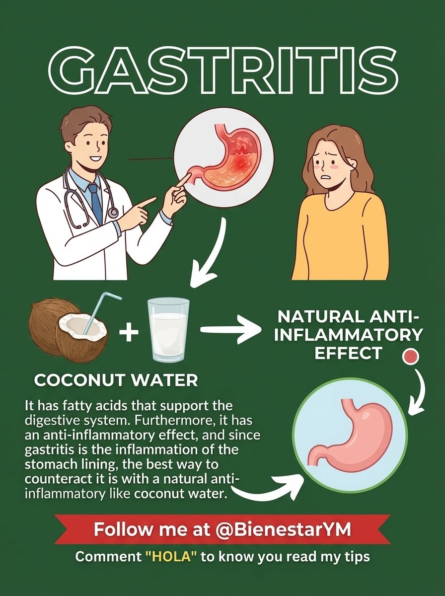 Gastritis Relief Secret? Why Coconut Water Might Be Your Stomach's New Best Friend (Don't Miss This!)