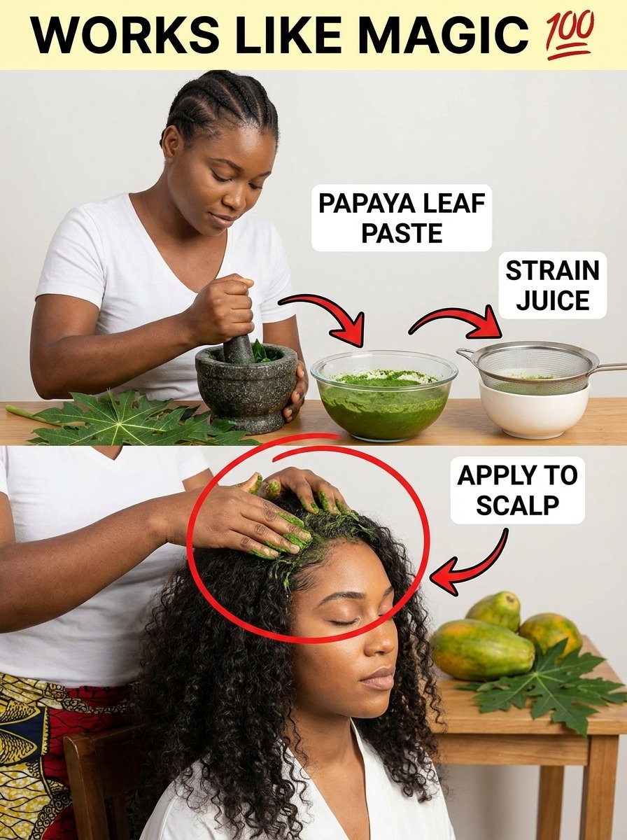 Viral Hair Secret: Papaya Leaves Are the Hidden Key to Unbelievably Strong, Healthy Locks!