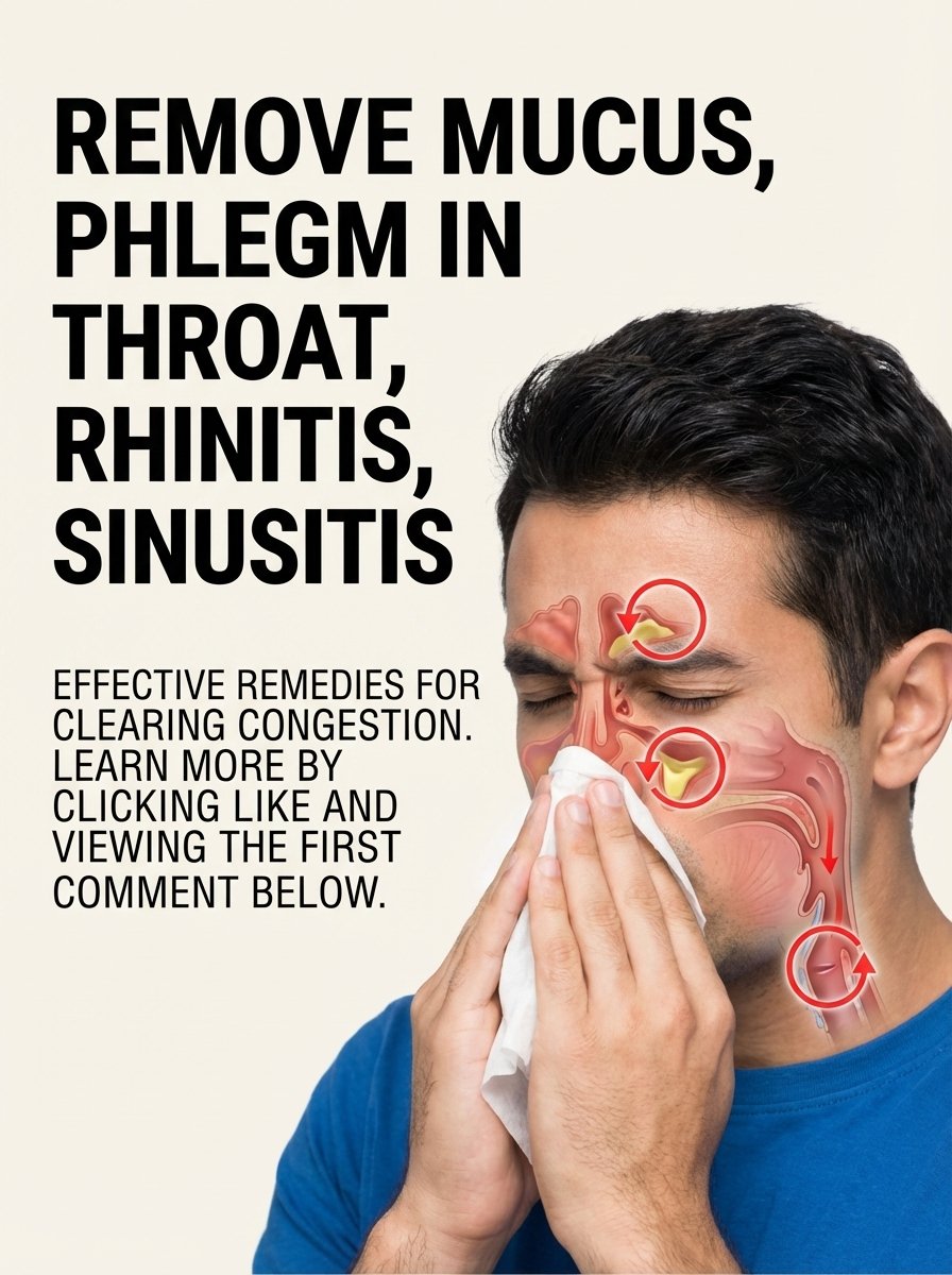Struggling with Mucus and Phlegm? 4 Natural Remedies That Will Clear Your Airways FAST!