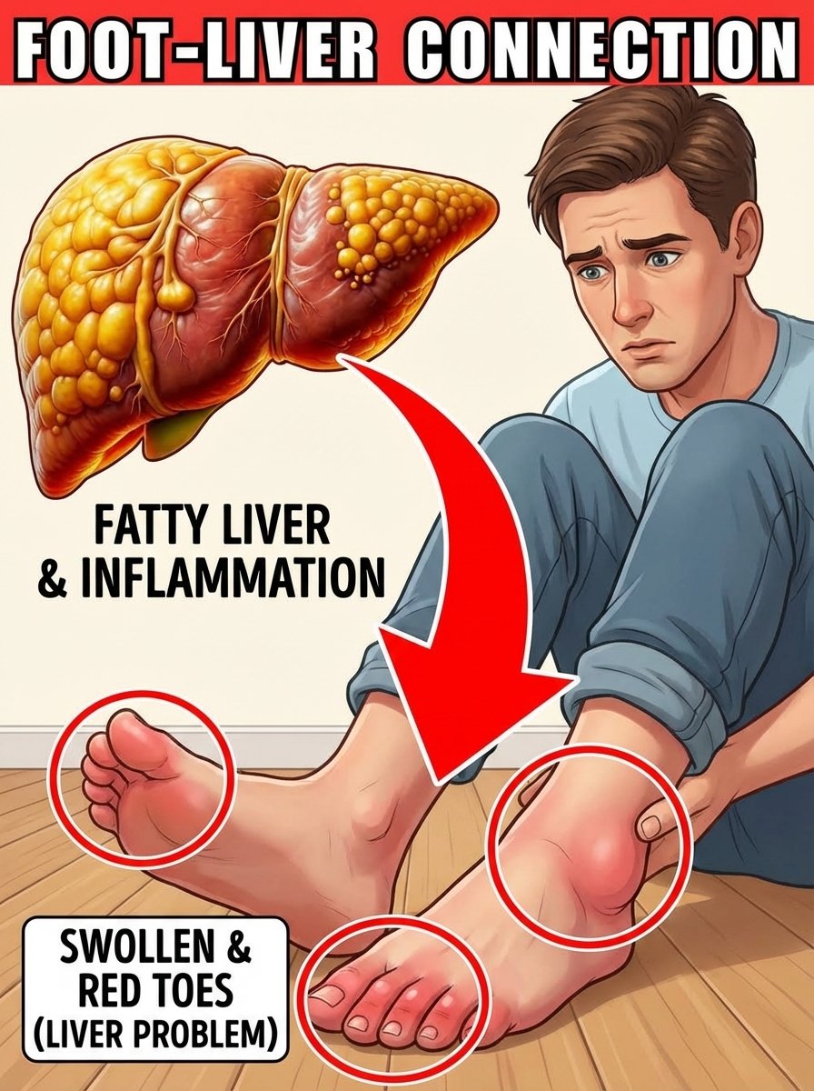 Warning: If Your Feet Show *These* 12 Signs, Your Liver Might Be in Trouble
