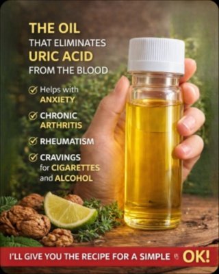 Unlock Joint Comfort: The Ancient 5-Minute Oil Recipe That Could Naturally SLASH Your Uric Acid Levels!