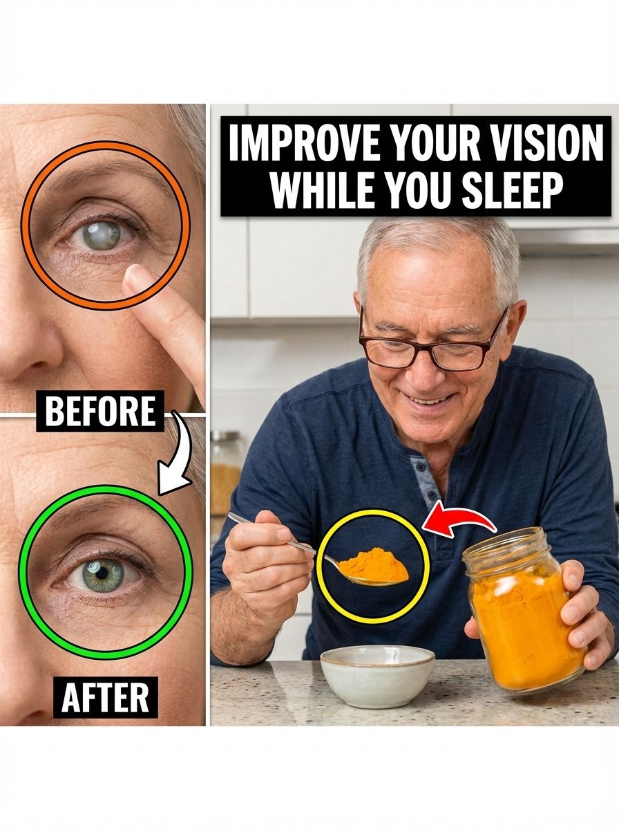 The 1-Minute Nighttime Habit That Could Transform Your Vision (And It's In Your Kitchen!)