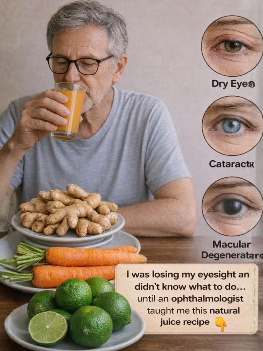 My Vision Was Getting WORSE Every Day. Then an Eye Doctor Gave Me *This* Simple Juice Recipe – And It Changed Everything!