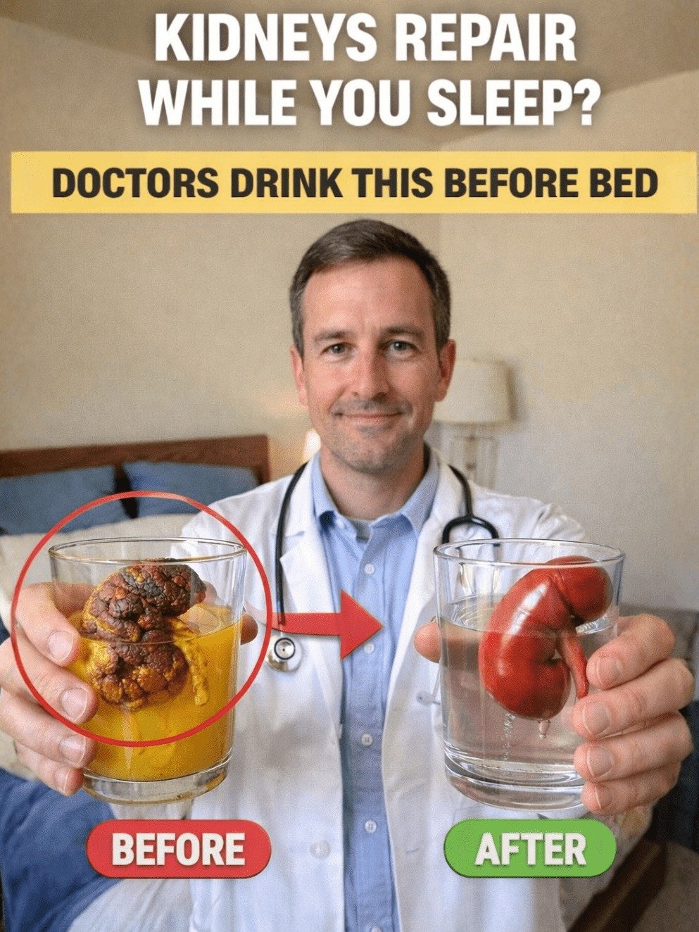 The Viral Secret to Kidney Health: 4 Bedtime Drinks You MUST Try Tonight (Before It's Too Late!)