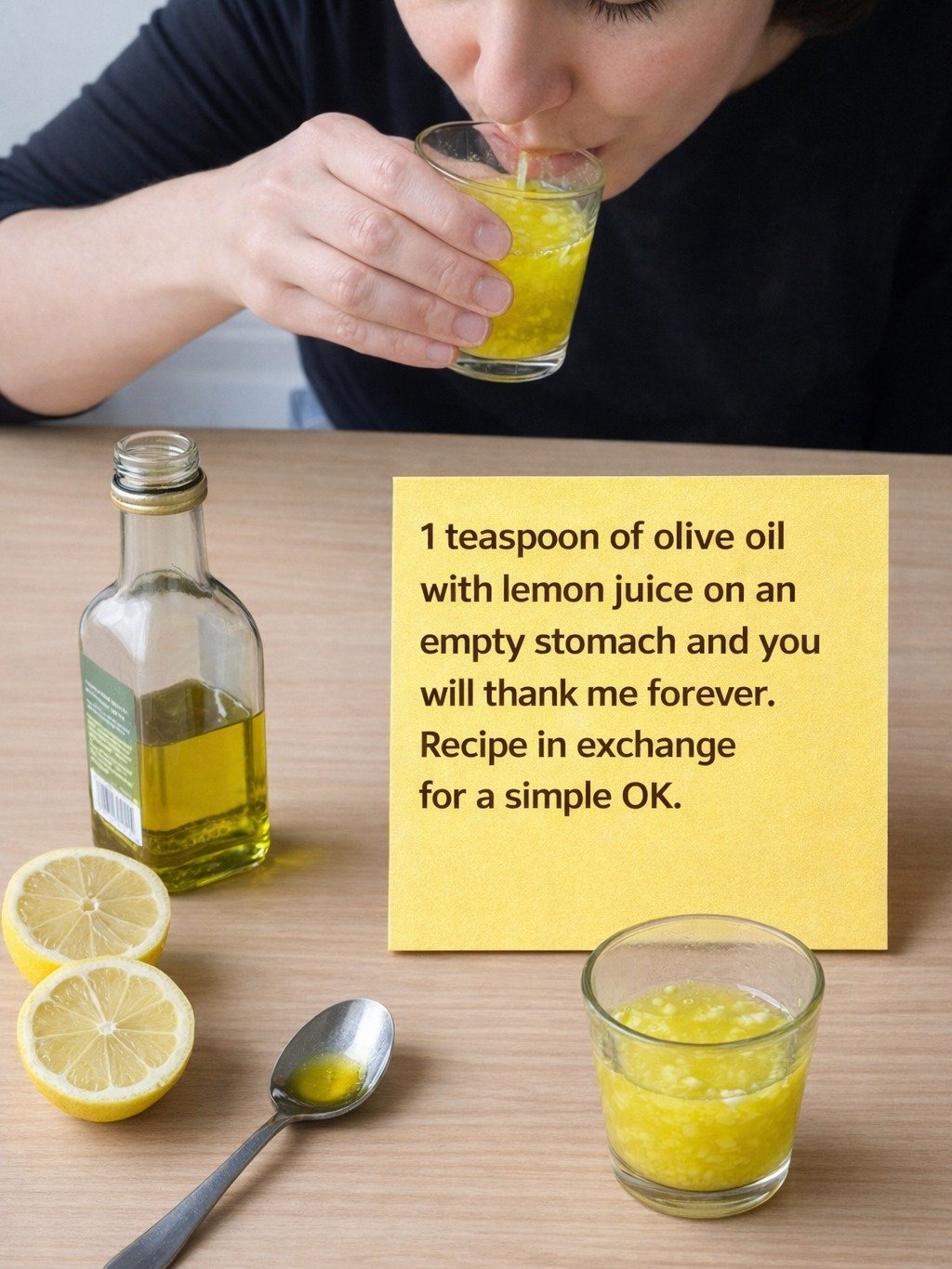 The Ancient 2-Ingredient Morning Ritual That Could Transform Your Health: Olive Oil & Lemon on an Empty Stomach!
