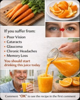 The Secret 3-Ingredient Juice That Could REVERSE Your Vision & Memory Decline!