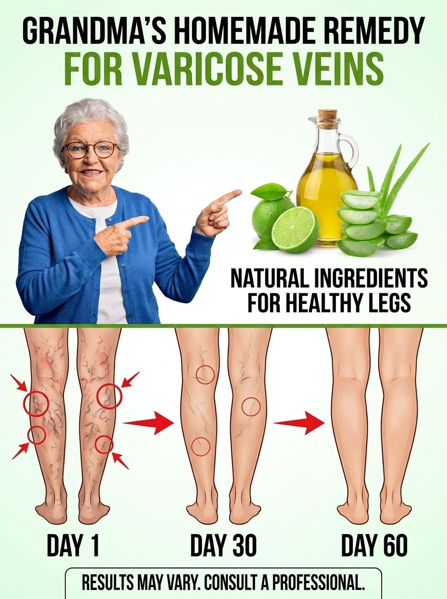 Grandma's 3-Ingredient Secret: Banish Tired, Achy Legs & Diminish Varicose Veins Naturally!