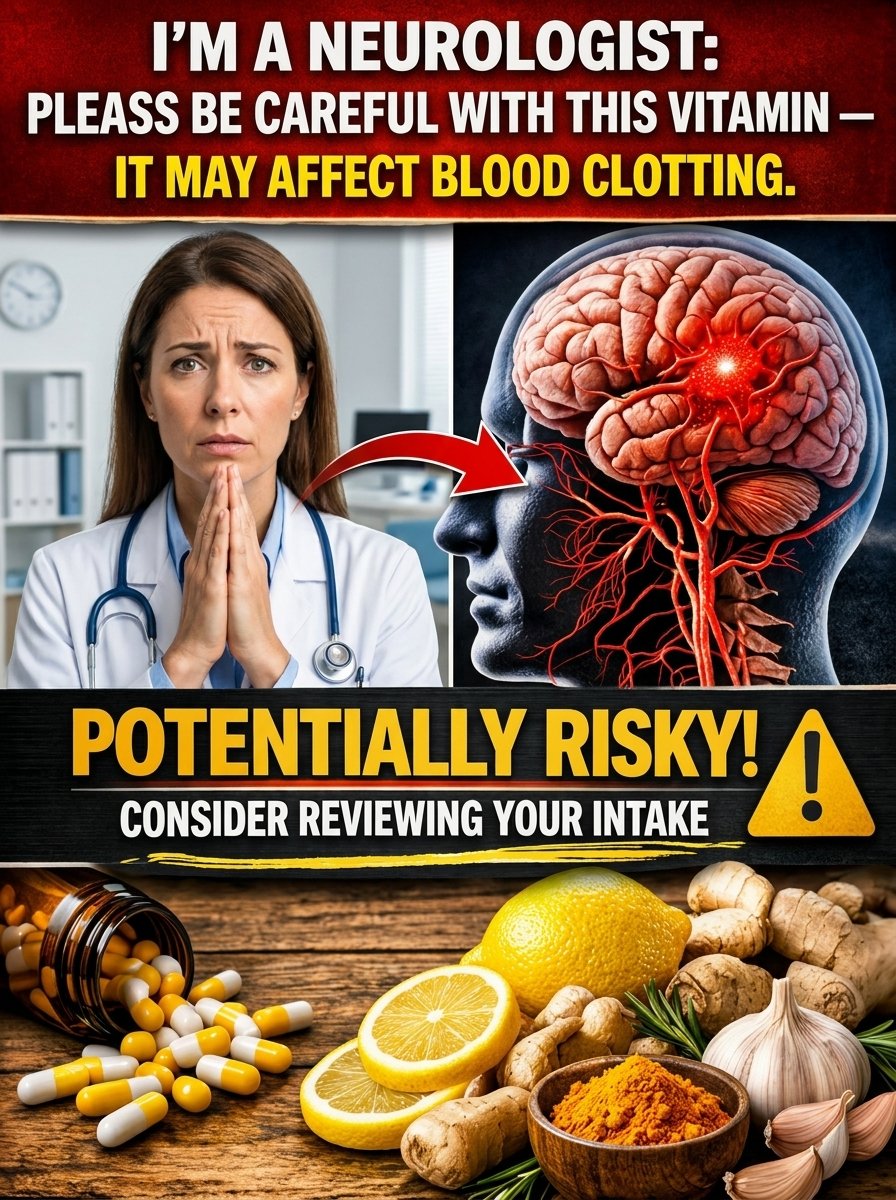 Neurosurgeon's Urgent Warning: The Common Vitamin You Take Could Secretly Raise Your Stroke Risk If You Don't Know THIS
