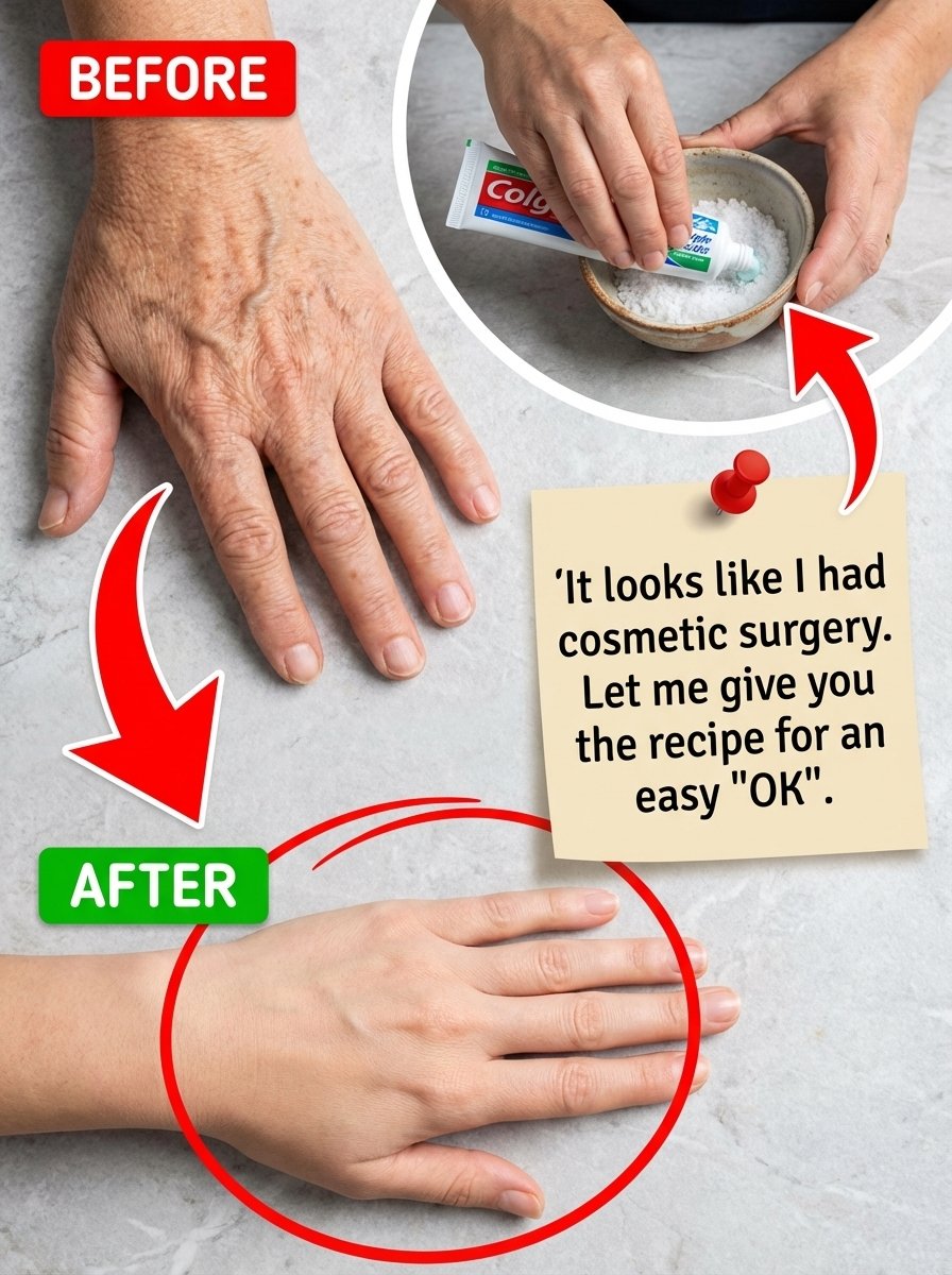 Forget Expensive Creams! This 2-Ingredient Toothpaste Hack Erases Dark Spots & Wrinkles for Instantly Younger-Looking Hands