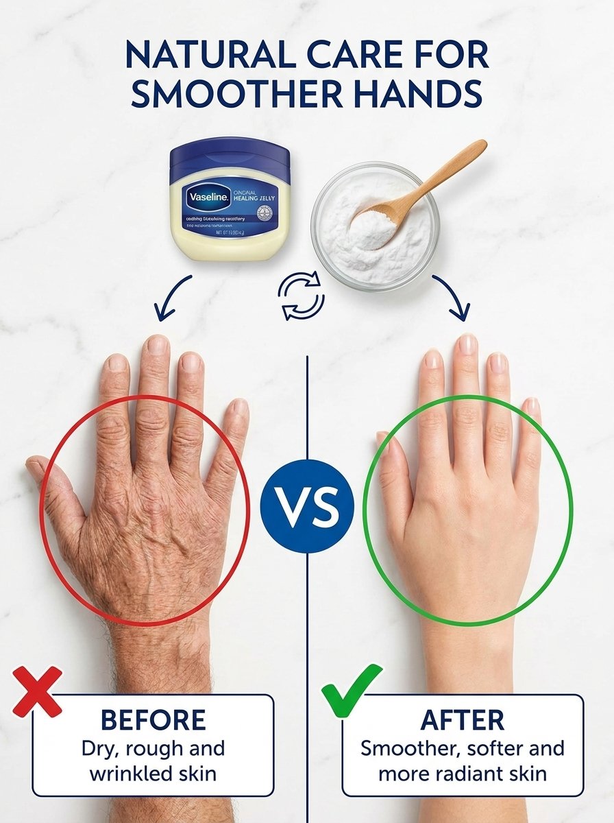 Unlock Baby-Soft Hands: This Viral Vaseline & Baking Soda Hack Costs Pennies & Works Wonders!