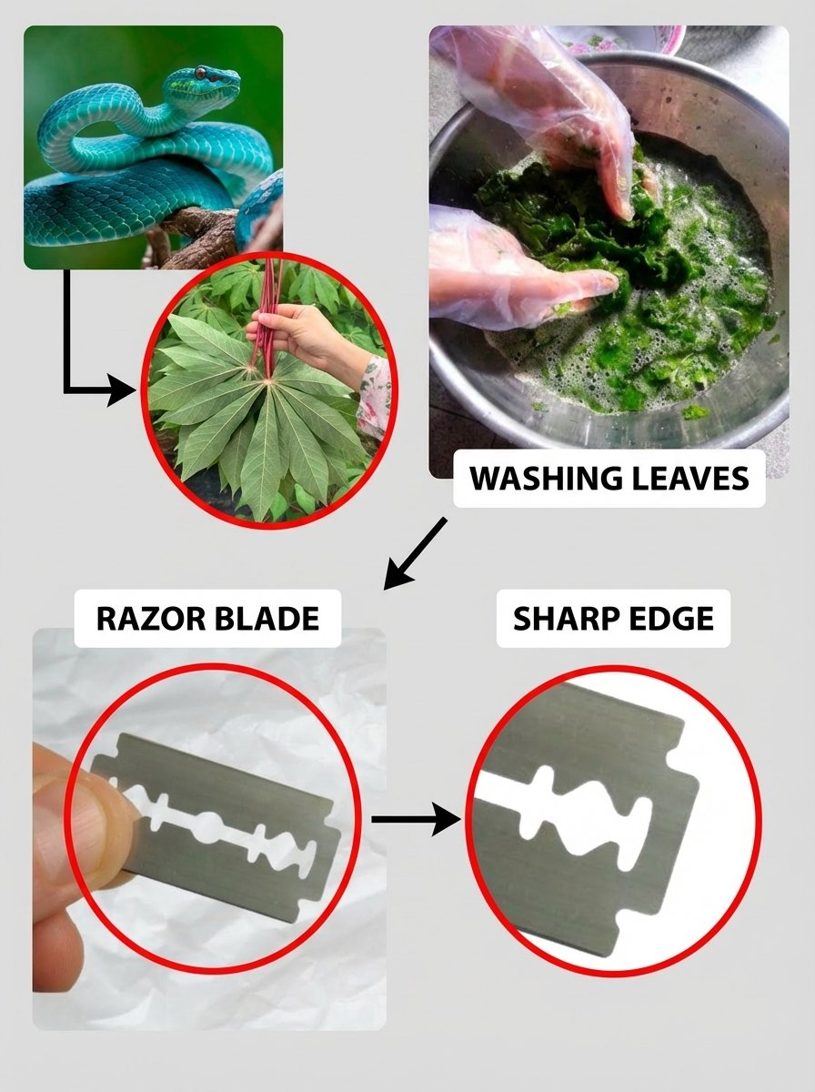 Before Doctors: The Shocking Way Our Ancestors Used Cassava Leaves to Survive Deadly Snake Bites