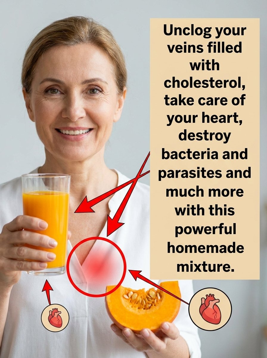 The Unbelievable 7-Day Secret: This Pumpkin & Lemon Drink Could Transform Your Heart Health!