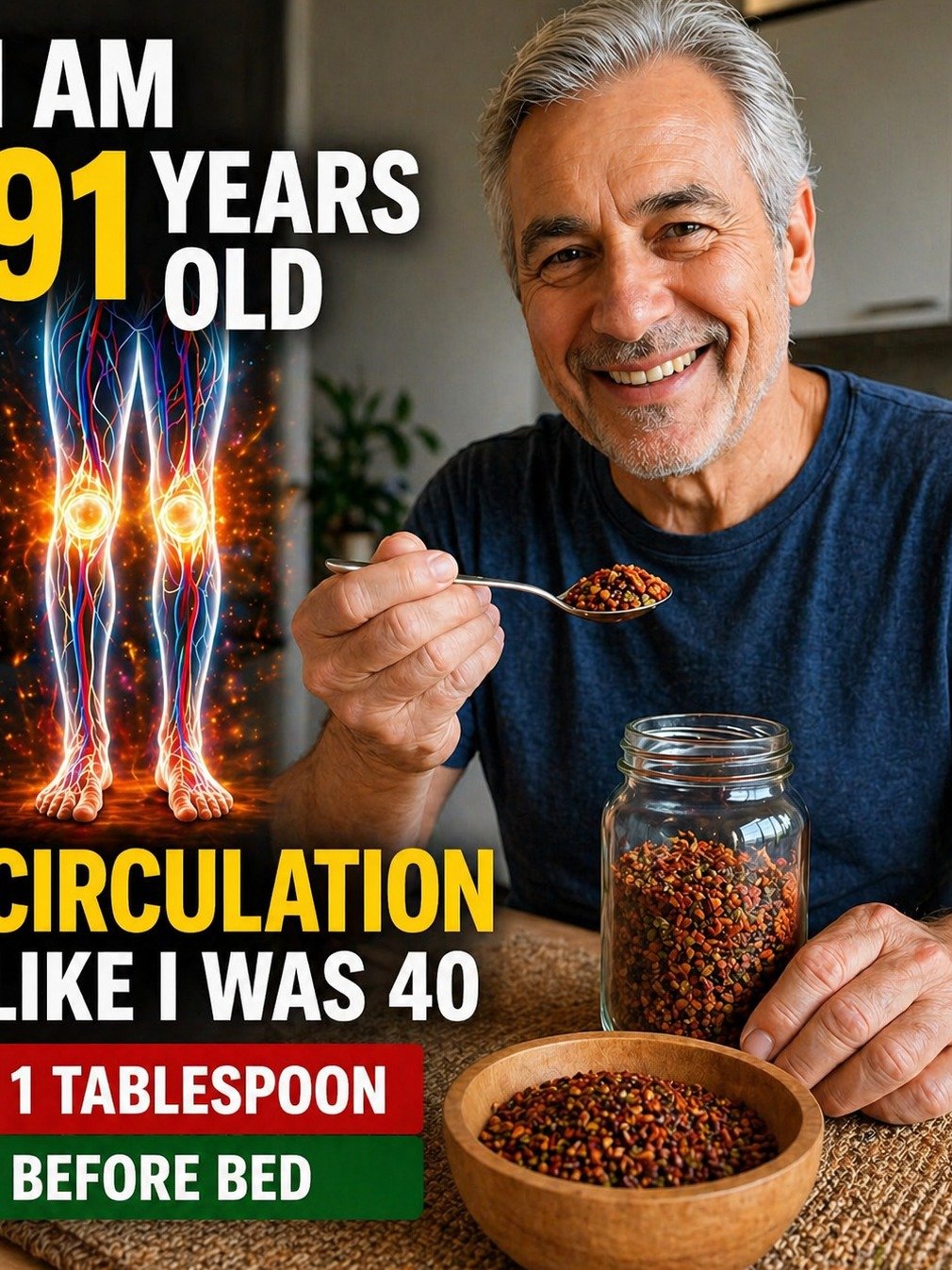 Seniors Are Raving About This 1-Minute Nighttime Habit That Could End Leg & Foot Discomfort for Good