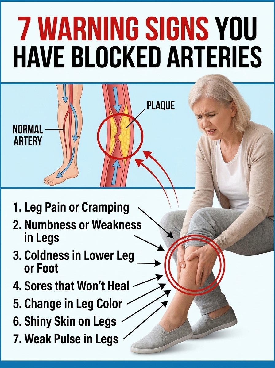 Your Body Is Warning You: 7 CRITICAL Signs Your Arteries Are Silently Clogging (Don't Miss #4!)