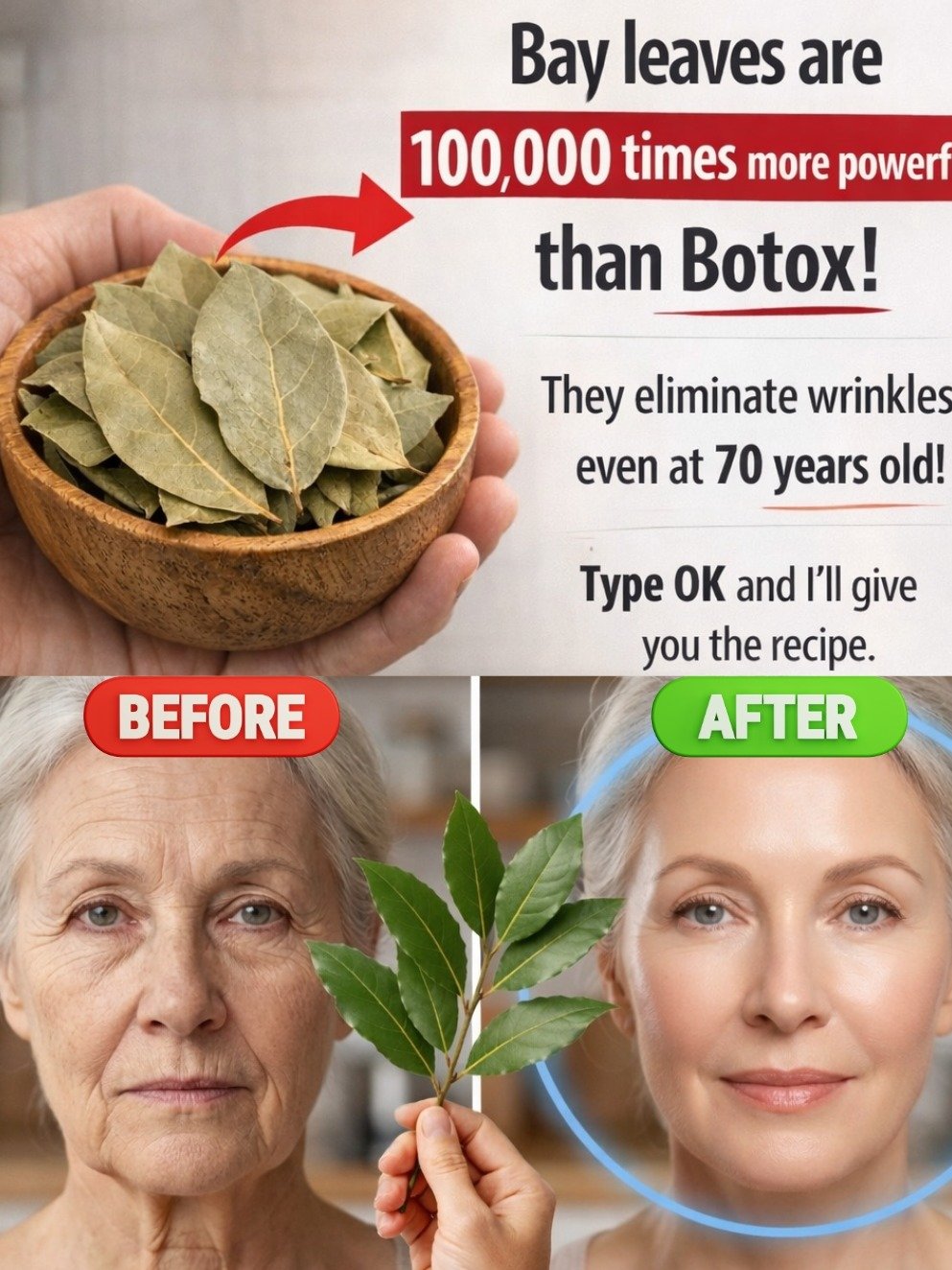 The Hidden Anti-Aging Secret in Your Kitchen? Bay Leaf Can Erase Wrinkles & Transform Your Skin!