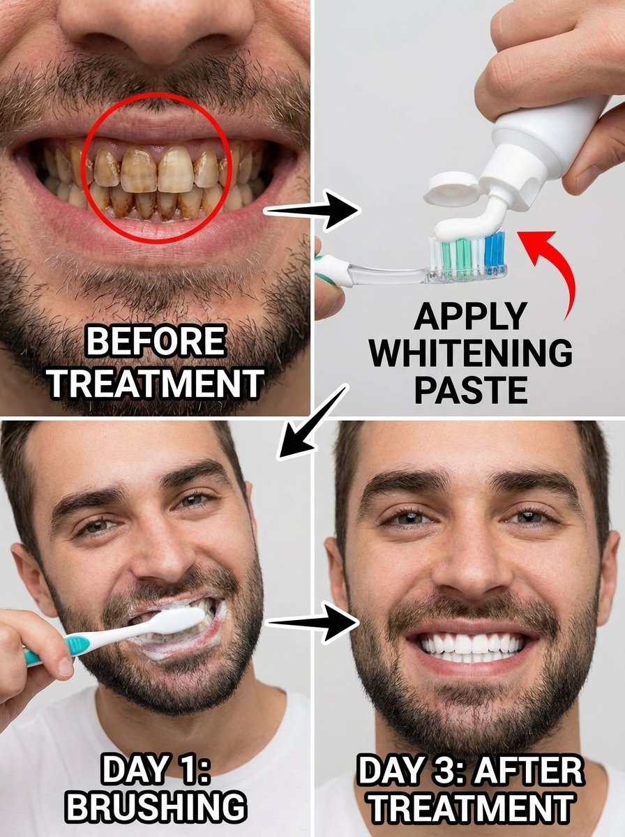 Stop Hiding Your Smile! This 3-Ingredient Kitchen Secret Erases Yellow Teeth & Gives You Dazzling Results Fast