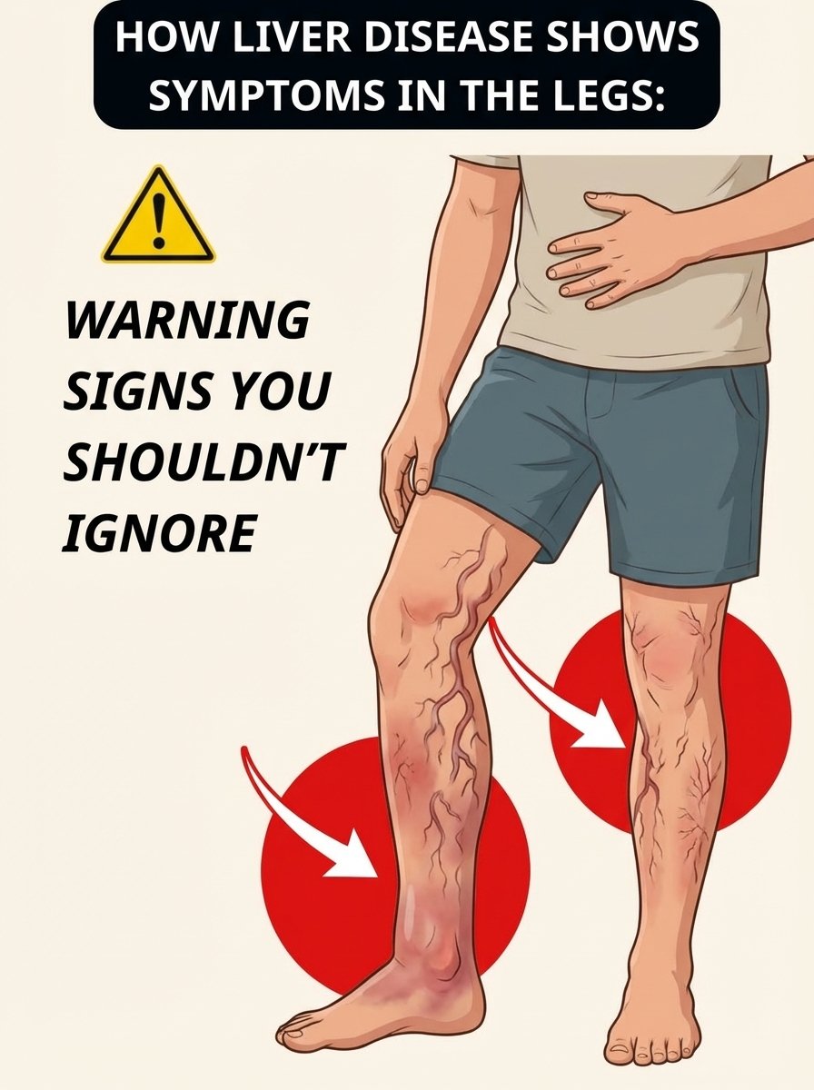 The Secret Your Legs Are Hiding: 5 Critical Liver Disease Warning Signs You Can't Afford to Miss!