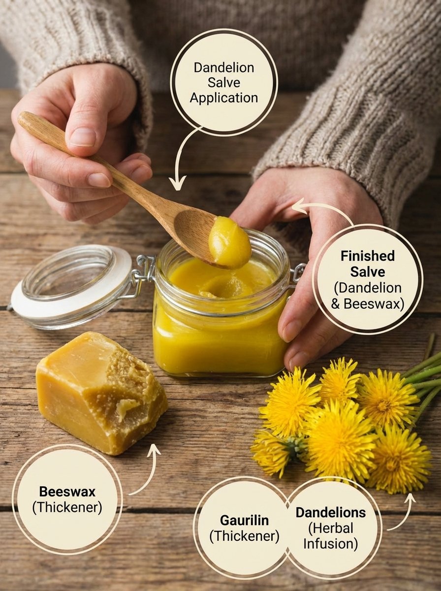 Don't Throw Them Out! This 3-Ingredient Dandelion Secret Heals Dry, Cracked Skin Like Magic (DIY Salve & Lip Balm)