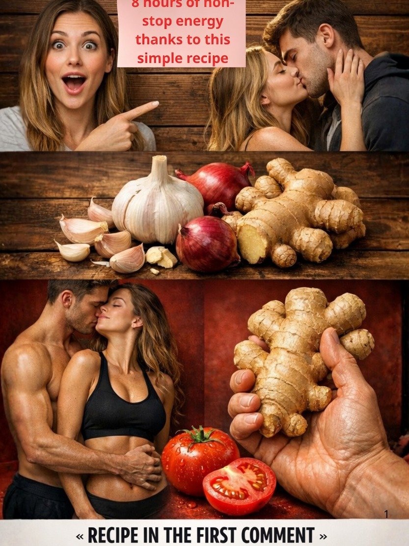 Forget Coffee! This Viral 2-Ingredient Ginger & Tomato Hack Gives You 8 Hours of Pure Energy (No Crash!)
