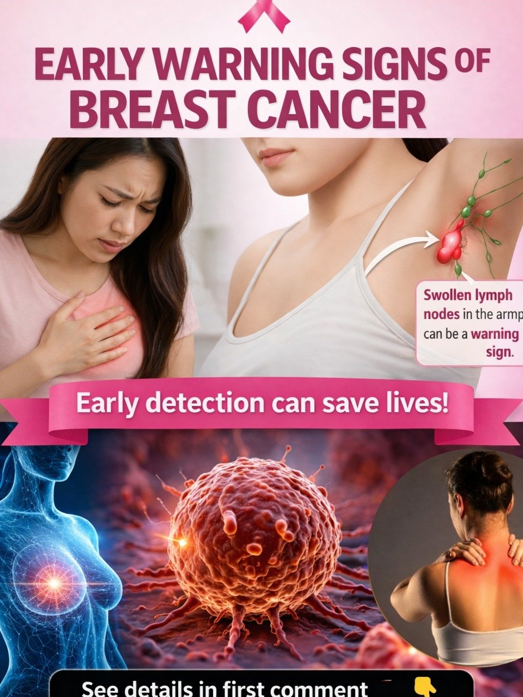Don't Miss These 10 Life-Saving Breast Cancer Warnings: Your Body Is Trying To Tell You Something Crucial!