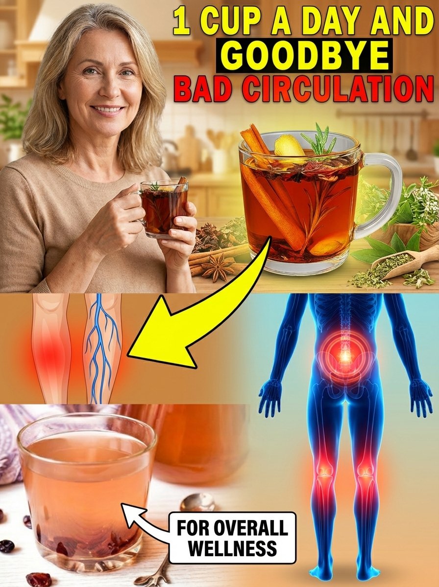 The 1 Ancient Tea That Rebuilds Damaged Veins & Makes Leg Pain Disappear By Morning!