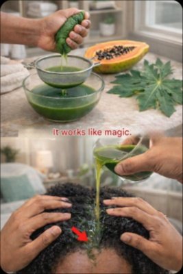 Unlock Viral Hair Growth: The Ancient Papaya Leaf Secret You NEED to Know for Thicker, Shinier Locks!
