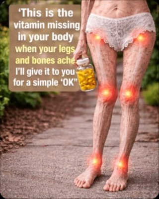Don't Ignore It! Your Aching Legs & Bones Are Crying Out For This ONE Essential Vitamin