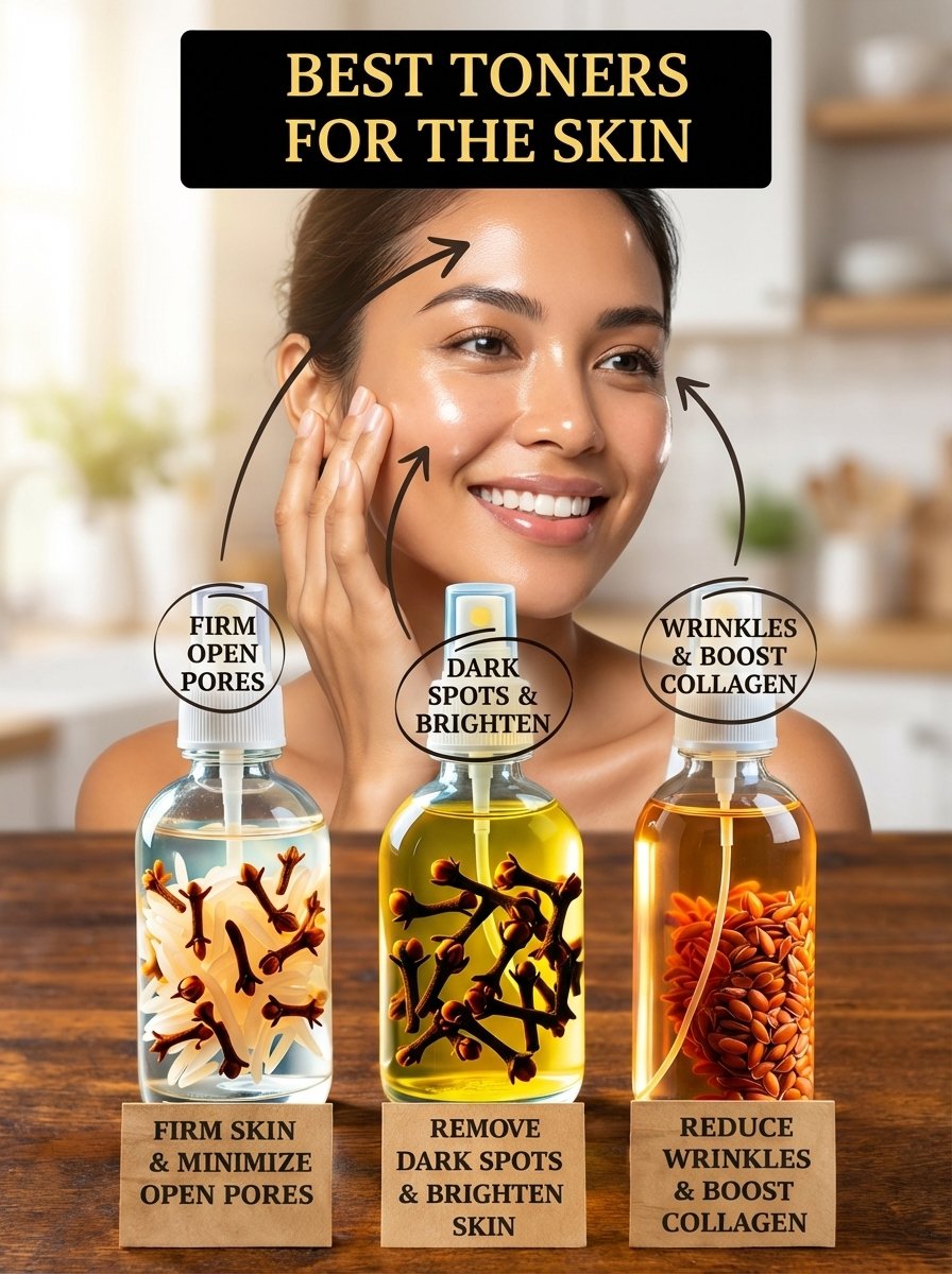Forget Expensive Products! This 2-Ingredient Rice & Clove Toner Will Give You Glass Skin in 7 Days