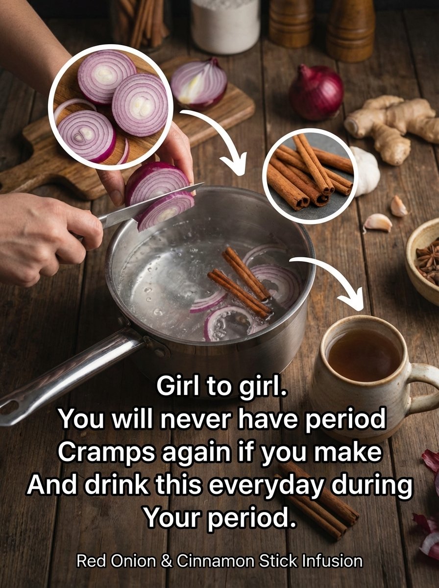 Period Pain Relief: The Viral Onion & Cinnamon Tea Hack Everyone's Talking About – Does it ACTUALLY Work?